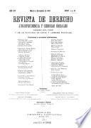 Revista de derecho, jurisprudencia y ciencias sociales y gaceta de los tribunales