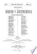 Revista de derecho, jurisprudencia y ciencias sociales y gaceta de los tribunales