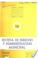 Revista de Derecho y Administracion Municipal