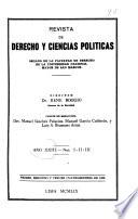 Revista de derecho y ciencias políticas