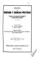 Revista de derecho y ciencias políticas