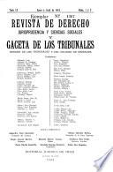 Revista de derecho y jurisprudencia