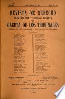 Revista de derecho y jurisprudencia