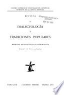 Revista de dialectología y tradiciones populares