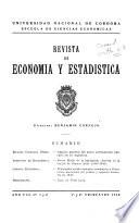 Revista de economía y estadística