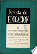 Revista de educación nº 11