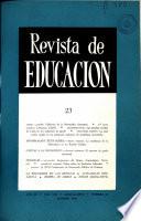 Revista de educación nº 23