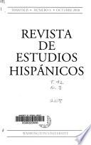 Revista de estudios hispánicos