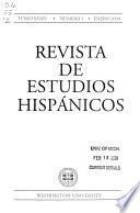 Revista de estudios hispánicos