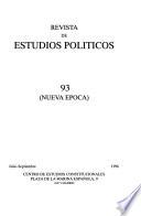 Revista de estudios políticos