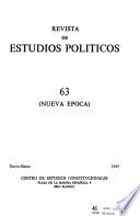 Revista de estudios políticos