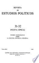 Revista de estudios políticos