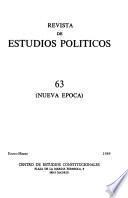 Revista de estudios políticos