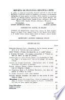 Revista de filología española