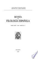 Revista de filología española