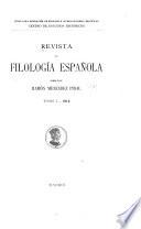 Revista de filología española
