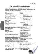 Revista de filología románica