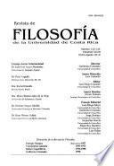 Revista de filosofía de la Universidad de Costa Rica