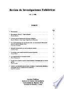 Revista de investigaciones folklóricas