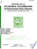 Revista de la Academia Colombiana de Ciencias Exactas, Físicas y Naturales