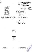 Revista de la Academia Costarricense de la Historia