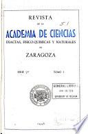 Revista de la Academia de Ciencias Exactas, Físico-Químicas y Naturales de Zaragoza