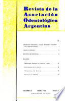 Revista de la Asociación odontológica argentina