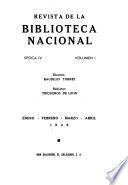 Revista de la Biblioteca Nacional