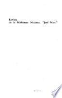 Revista de la Biblioteca Nacional José Martí