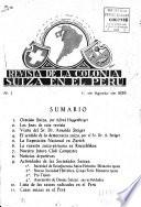 Revista de la colonia suiza en el Perú