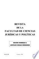 Revista de la Facultad de Ciencias Jurídicas y Políticas