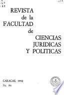 Revista de la Facultad de Ciencias Jurídicas y Políticas