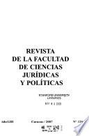 Revista de la Facultad de Ciencias Jurídicas y Políticas