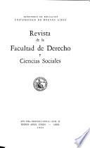 Revista de la Facultad de Derecho y Ciencias Sociales