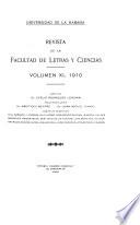 Revista de la Facultad de Letras y Ciencias
