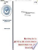 Revista de la Junta de Estudios Históricos de Tucumán