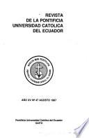 Revista de la Pontificia Universidad Católica del Ecuador