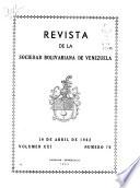 Revista de la Sociedad Bolivariana de Venezuela