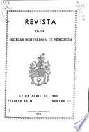 Revista de la Sociedad Bolivariana de Venezuela