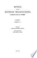 Revista de la Sociedad Malacológica Carlos de la Torre.