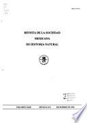 Revista de la Sociedad Mexicana de Historia Natural