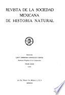 Revista de la Sociedad Mexicana de Historia Natural