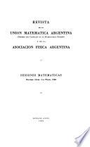 Revista de la Unión Matemática Argentina y de la Asociación Física Argentina