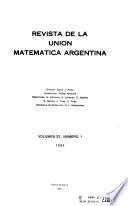 Revista de la Unión Matemática Argentina y de la Asociación Física Argentina