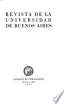 Revista de la Universidad de Buenos Aires