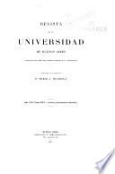 Revista de la Universidad de Buenos Aires