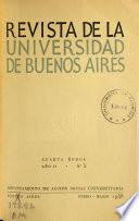 Revista de la Universidad de Buenos Aires