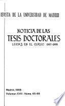 Revista de la Universidad de Madrid