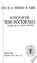 Revista de la Universidad de Madrid