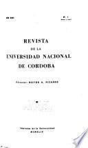 Revista de la Universidad Nacional de Cordoba